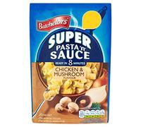 Batchelors - Pâtes cuisinées Pasta 'N' Sauce - sauce poulet et champignons - lot de 4 sachets de 122 g
