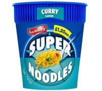 Batchelors Super Nouilles Pot Curry 75 g - Boîte de 8 (prix marqué)