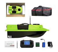 Bateau à Appâts de Pêche télécommandé, Longue Portée de 500M, Chargement de 2KG pour Les Amateurs de Pêche, ABS 4 Réservoirs à Appâts 27x21x54cm (5200mAh)