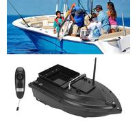 Bateau à AppâTs Intelligent Rc Avec LumièRe Led, Double Moteur, TéLéCommande, Ensemble De Navires D'appâTs De PêChe, Prise Us 100-240v