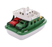 Bateau à jouet, modèle de bateau de transport pour , jeu de ferry avec 4 petites voitures, modèle de bateau de transport éducatif et créatif pour