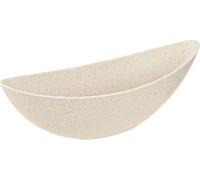 Bateau à planter Beige Plastique Coupelle à planter Deko 28x9x9cm 3er Set