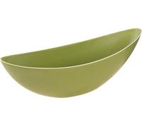 Bateau à planter Coupelle décorative verte 28×9×9cm Set de 3 pièces en plastique