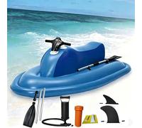 Bateau À Réaction Gonflable Électrique 2-En-1 Et Scooter-Sous-Marin De Plongée Avec Moteur Sans Balais Pour Adultes Et Enfants - Équipement De Plongée Et De Natation En Mer,Motorboat (no thruster)
