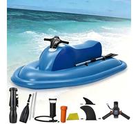Bateau À Réaction Gonflable Électrique 2-En-1 Et Scooter-Sous-Marin De Plongée Avec Moteur Sans Balais Pour Adultes Et Enfants - Équipement De Plongée Et De Natation En Mer,With 500w 10a thruster