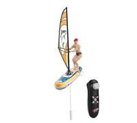 Bateau à télécommande-jouet RC pour âgés de 8 à 12 ans avec lumières A | piscine étanche et bateau pour la vitesse du lac, jouet de voile de bain 2,4 GHz pour la plage,