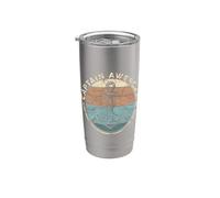 Bateau à voile amusant Captain Awesome Gobelet isotherme en acier inoxydable double paroi
