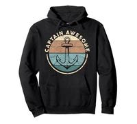 Bateau à Voile Amusant Captain Awesome Sweat à Capuche