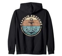 Bateau à Voile Amusant Captain Awesome Sweat à Capuche