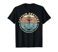 Bateau à Voile Amusant Captain Awesome T-Shirt