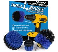 Bateau Accessoires - Kayak - Produits de Nettoyage - Percer Brosse - Brosses de Nettoyage Rotatif pour Bateaux et embarcations - Canots, Basse - Fibre de Verre, Aluminium, Gel Coat, Bois, Peint