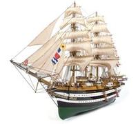 OcCre Kit de montage Amerigo Vespucci 1:100 avec voile Bois et métal (15006)