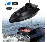 Bateau amorceur peche GPS 12 V avec 2 batteries 18 000 mAh + sac de bateau + USB (décrochage électromagnétique) Retour automatique, 3 vitesses réglables, charge 2,5 kg Poubelle de décharge