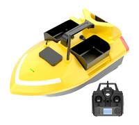 Bateau Amorceur Télécommandé 500m - Bateau de Pêche de Appât - Mode nuit et Croisière a Vitesse Fixe, Charge de 2 Kg