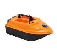 Bateau Amorceur télécommandé, Retour Automatique 500 M, Belles Veilleuses, Détecteur de Poissons télécommandé, Deux Trémies, Gyroscope intégré pour Les Amateurs de Pêche (Prise UE)
