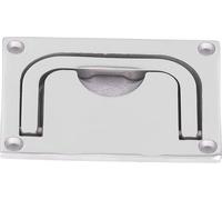 Bateau Anneau Trappe Pull Flush Lift Deck Cover Handle Marine 316 Stainless Steel Mirror Square(96x69mm )
