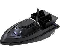 Bateau appât de pêche, double boîte à appâts, batterie 5200mAh, noir