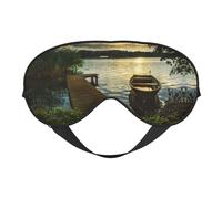 Bateau au bord du lac Sleep Eye Mas Design mis à jour Blocage de la lumière de nuit aveugle yeux Blinder Hommes Femmes Shift Voyage Cadeaux