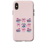 Bateau Capitaine Bateau Fille Coquette nœud Rose Maman Coque pour iPhone X/XS