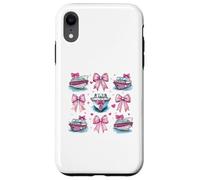 Bateau Capitaine Bateau Fille Coquette nœud Rose Maman Coque pour iPhone XR