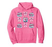 Bateau Capitaine Bateau Fille Coquette nœud Rose Maman Sweat à Capuche