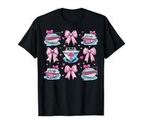 Bateau Capitaine Bateau Fille Coquette nœud Rose Maman T-Shirt