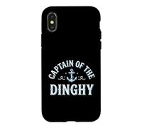 Bateau Captain of The Dinghy Dinghy Sailing Coque pour iPhone X/XS