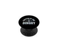 Bateau Captain of The Dinghy Dinghy Sailing PopSockets PopGrip Adhésif