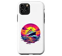 Bateau Cargo Vintage Titanic Bateau Voyage Pirate Homme Femme Coque pour iPhone 11 Pro