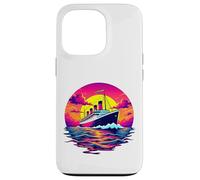 Bateau Cargo Vintage Titanic Bateau Voyage Pirate Homme Femme Coque pour iPhone 13 Pro