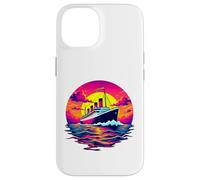 Bateau Cargo Vintage Titanic Bateau Voyage Pirate Homme Femme Coque pour iPhone 14