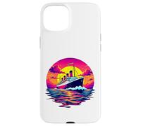 Bateau Cargo Vintage Titanic Bateau Voyage Pirate Homme Femme Coque pour iPhone 15 Plus