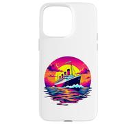 Bateau Cargo Vintage Titanic Bateau Voyage Pirate Homme Femme Coque pour iPhone 15 Pro Max