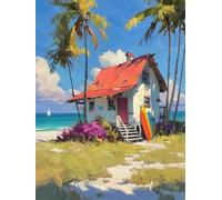 Bateau Coconut Tree, Puzzle 1000 Pieces Adultes YHPGL5-168 | Impossible Puzzle Classique, Difficile Défi Puzzles, Jeux Éducatif Familiaux, pour Jeux Anti-Stress, Décoration Murale Cadeau
