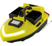 Bateau d'alimentation, positionnement GPS, correction automatique de trajectoire, jaune