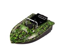 Bateau d'appât de pêche à télécommande avec détecteur de poissons à double moteur - Correction automatique de la croisière et de l'itinéraire pour une expérience de pêche améliorée, batterie 5200 mAh