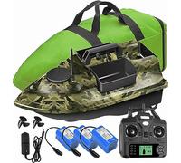 Bateau d'appât de pêche GPS avec 3 baies de catapulte, 16 points de mémoire, sac à main, retour une clé pour la pêche à la carpe