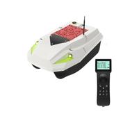 Bateau d'appât de pêche RC 12 V avec retour automatique GPS, engrenage à 3 vitesses, 2 batteries 15600 mAh, alarme de batterie faible, 100 points GPS pour la pêche à la carpe - Idéal pour la livraison