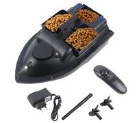 Bateau d'appâts de pêche, bateau RC, bateau d'appâts de 500 m, bateau d'alimentation avec télécommande, croisière automatique, correction d'itinéraire, positionnement de la lumière nocturne, 5200 mAh