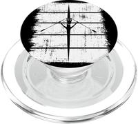 Bateau d'aviron Croquis Aviron Enthusiast Bateau d'aviron PopSockets PopGrip pour MagSafe