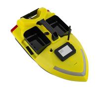Bateau de contrôle à distance avec écran GPS et LCD, batterie de grande capacité 12 000 mAh, 500 mètres de télécommande, convient pour tout type d'eau de pêche, sauf la pêche marine