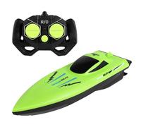Bateau de contrôle à distance pour piscine, bateaux télécommandés pour lacs, jouets de contrôle à distance de bateau avec télécommande à double hélice, bateaux légers Water Racer RC, jouets de piscine