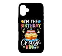 Bateau de croisière « I'm The Birthday Cruise King » Coque pour iPhone 16 Plus