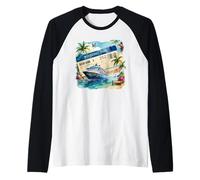 Bateau de croisière Tropicale - Scène d'île Manche Raglan