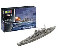 Bateau De Guerre Gneisenau 1:1200 Kit De Modèle En Plastique REVELL