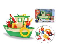 Bateau de pêche flottant Sam le Pompier - Simba - Avec grue mobile et treuil mécanique