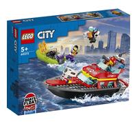 LEGO® City 60373 Le bateau de sauvetage des pompiers
