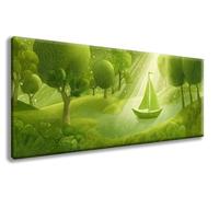 Bateau Diamond Painting Adulte, Arbre Broderie Diamant Painting Kit Complet, DIY 5D Peinture Diamant Diamond Strass Point de Croix Cristal Artisanat Kit pour Decoration Maison 60x120 CM -zzg2508SF
