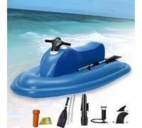 Bateau électrique gonflable avec scooter sous-marin, moteur de 500 W et pagaie, batterie 10000 mAh, vitesse de 2 à 6 km/h, autonomie de 30 à 60 minutes pour piscine, lac ou océan
