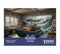 Bateau en Atelier Pièces À Surface Lisse pour Améliorer La Patience, La Concentration Et Les Capacités Cognitives Pendant Le Temps Libre 52x38cm/1000pcs